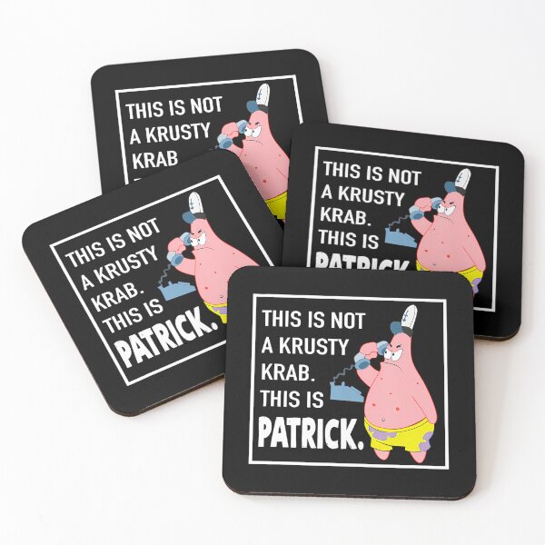 Item preview,  Mademark X Spongebob Squarepants - Patrick Star - This Is Not A Krusty Krab designed and sold by ARTngapaks.