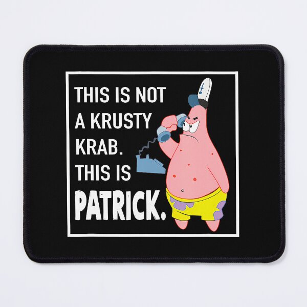 Item preview,  Mademark X Spongebob Squarepants - Patrick Star - This Is Not A Krusty Krab designed and sold by ARTngapaks.