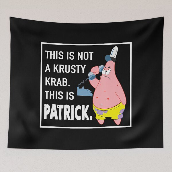 Item preview,  Mademark X Spongebob Squarepants - Patrick Star - This Is Not A Krusty Krab designed and sold by ARTngapaks.