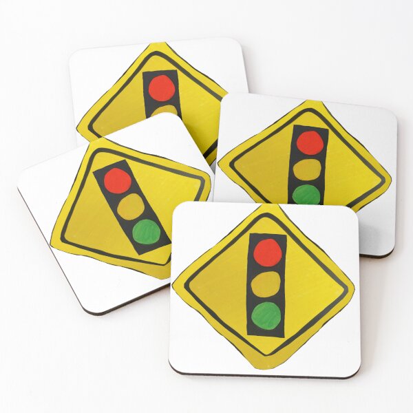 Item preview, Traffic Lights Road Sign designed and sold by Lena Draws.