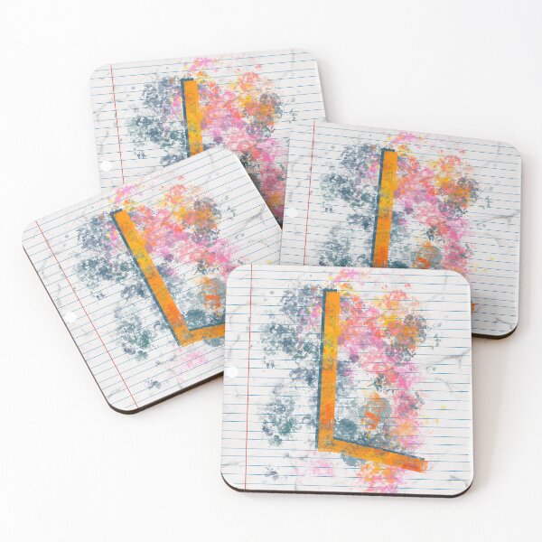 Item preview, Abstract Letter L Splatter - Vibrant Notebook Initial Art designed and sold by TheArtOfTreble.