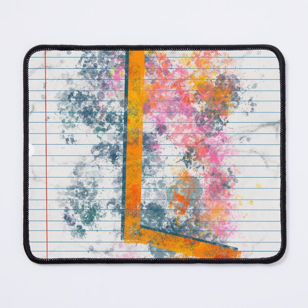 Item preview, Abstract Letter L Splatter - Vibrant Notebook Initial Art designed and sold by TheArtOfTreble.