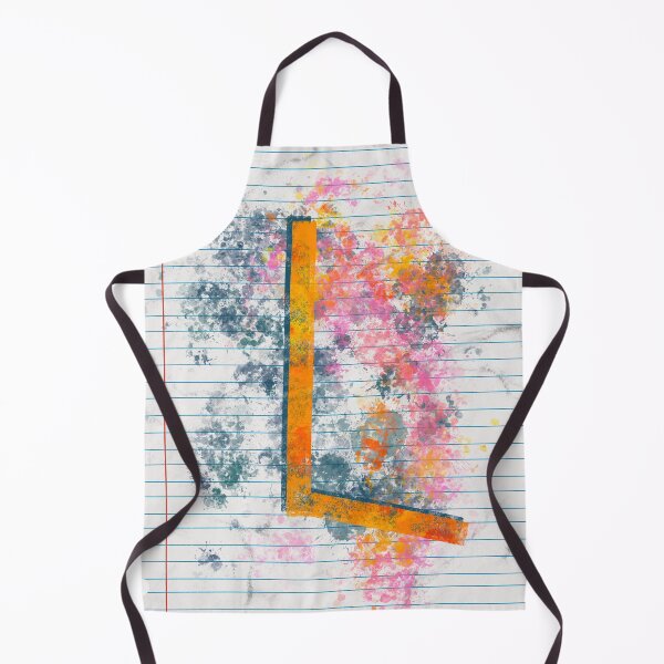 Item preview, Abstract Letter L Splatter - Vibrant Notebook Initial Art designed and sold by TheArtOfTreble.