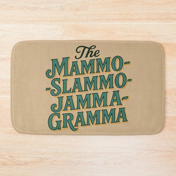 Item preview, The Mammo‑Slammo‑Jamma‑Gramma – Funny Grandma Humor – Retro Attitude Design designed and sold by TKOprintdesigns.