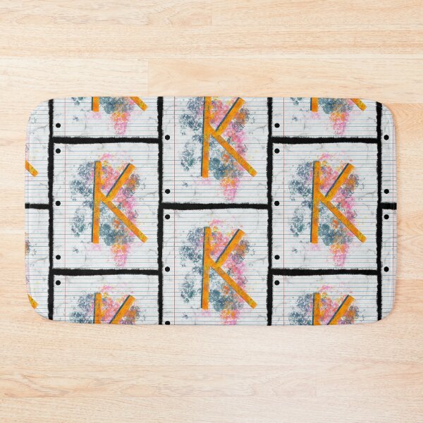 Item preview, Abstract Letter K Splatter - Vibrant Notebook Initial Art designed and sold by TheArtOfTreble.