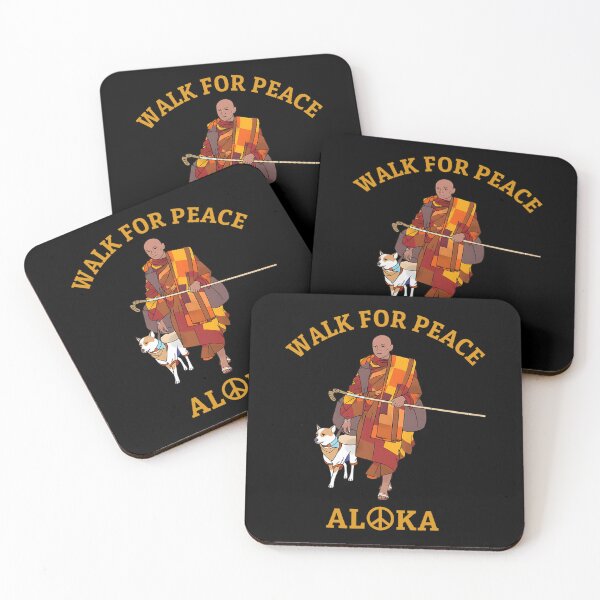 Item preview, Walk for Peace Monks with Aloka Dog  designed and sold by CristHuds.