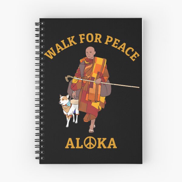 Item preview, Walk for Peace Monks with Aloka Dog  designed and sold by CristHuds.