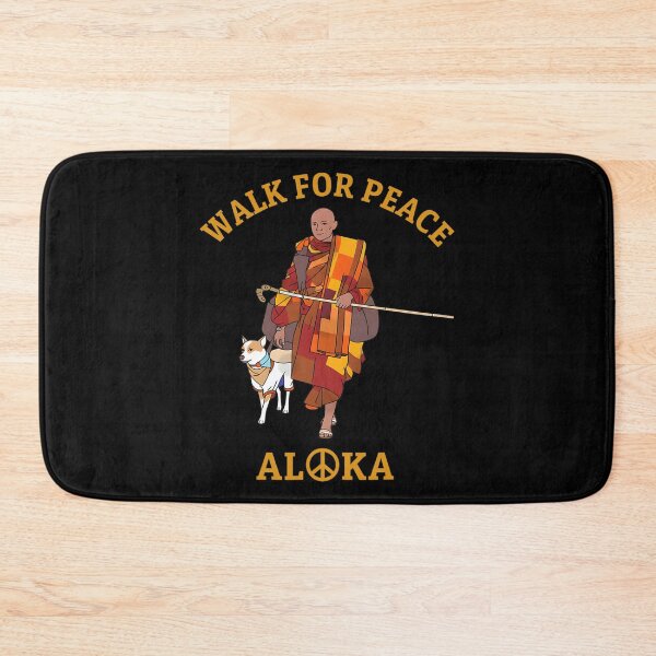 Item preview, Walk for Peace Monks with Aloka Dog  designed and sold by CristHuds.