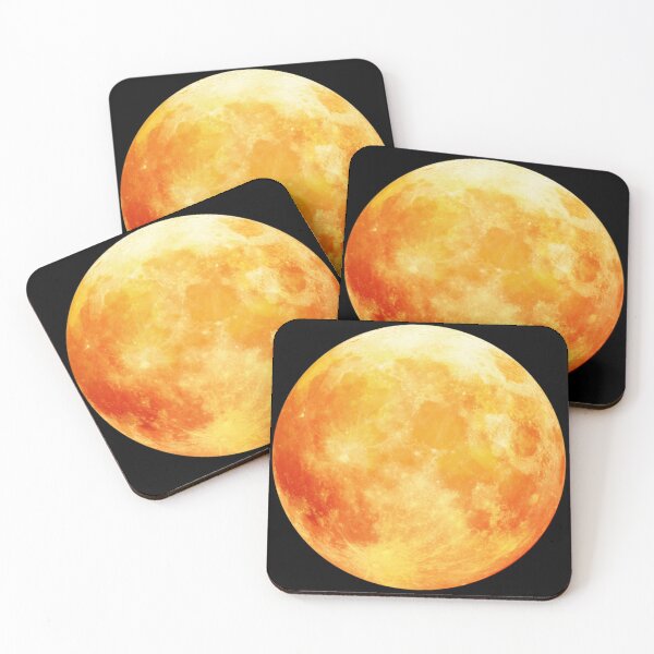 Item preview, Realistic Harvest Moon Golden Autumn Full Moon Art designed and sold by Crystal Moon.
