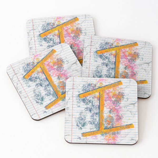 Item preview, Abstract Letter I Splatter - Vibrant Notebook Initial Art designed and sold by TheArtOfTreble.