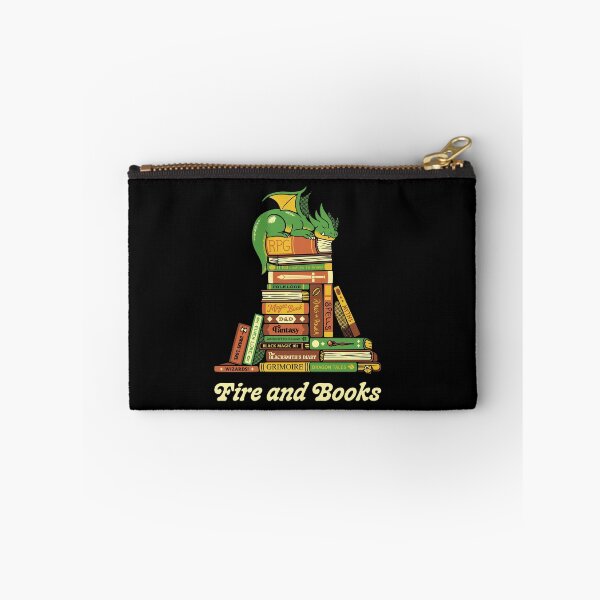 Item preview, Fire and Books Treasure Hoarder Dragon by Tobe Fonseca designed and sold by Tobe Fonseca®.