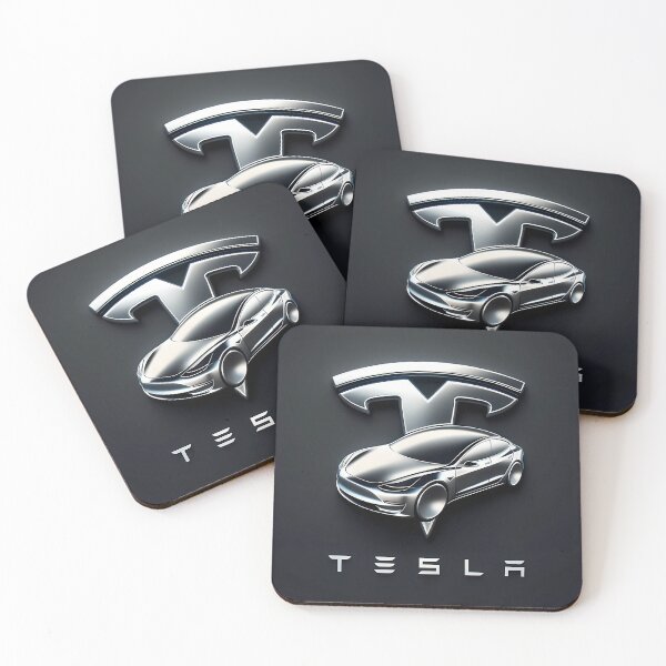 Item preview, Tesla Logo designed and sold by CustomPrintCity.