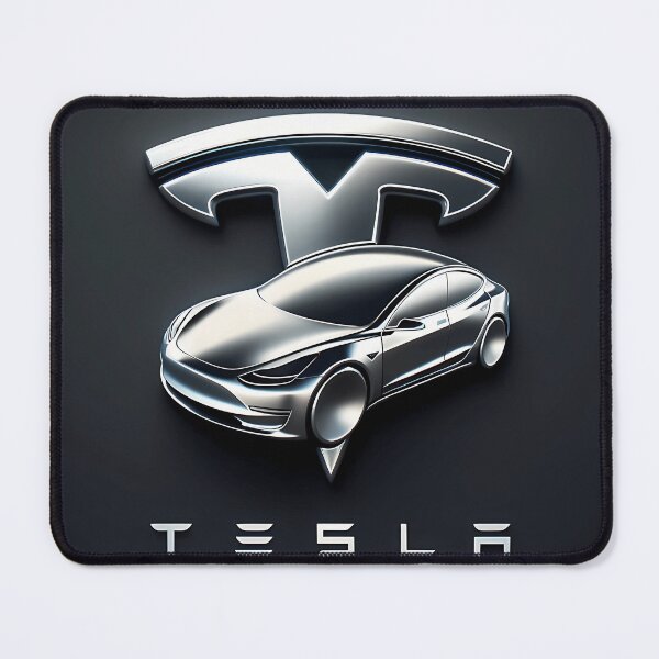Item preview, Tesla Logo designed and sold by CustomPrintCity.