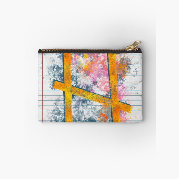 Item preview, Abstract Letter H Splatter - Vibrant Notebook Initial Art designed and sold by TheArtOfTreble.