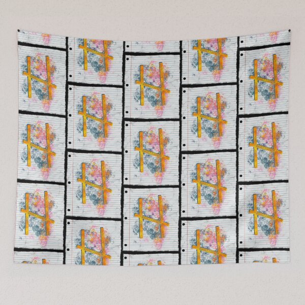 Item preview, Abstract Letter H Splatter - Vibrant Notebook Initial Art designed and sold by TheArtOfTreble.