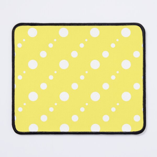 Item preview, Yellow diagonal white polkadots designed and sold by Aasuti-designs.