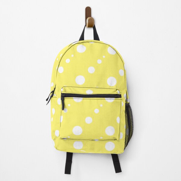 Item preview, Yellow diagonal white polkadots  designed and sold by Aasuti-designs.