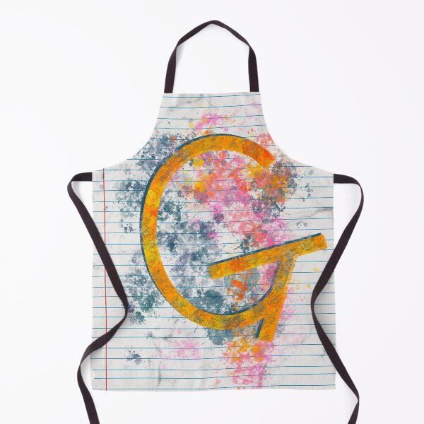 Item preview, Abstract Letter G Splatter - Vibrant Notebook Initial Art designed and sold by TheArtOfTreble.