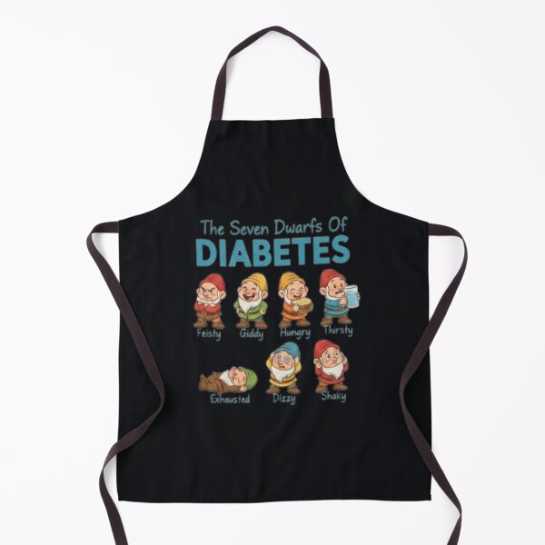 Item preview, The Seven Dwarfs of Diabetes – Glucose Moods designed and sold by DiabetesPrints.