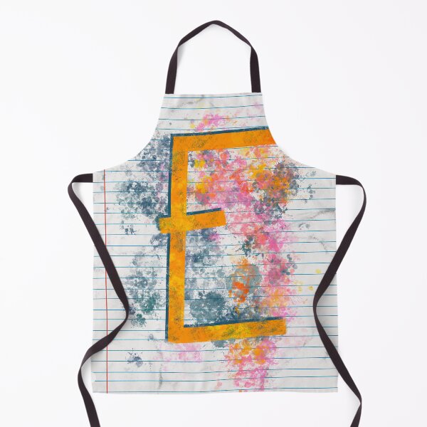 Item preview, Abstract Letter E Splatter - Vibrant Notebook Initial Art designed and sold by TheArtOfTreble.