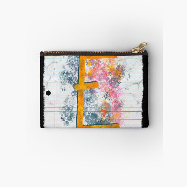 Item preview, Abstract Letter E Splatter - Vibrant Notebook Initial Art designed and sold by TheArtOfTreble.