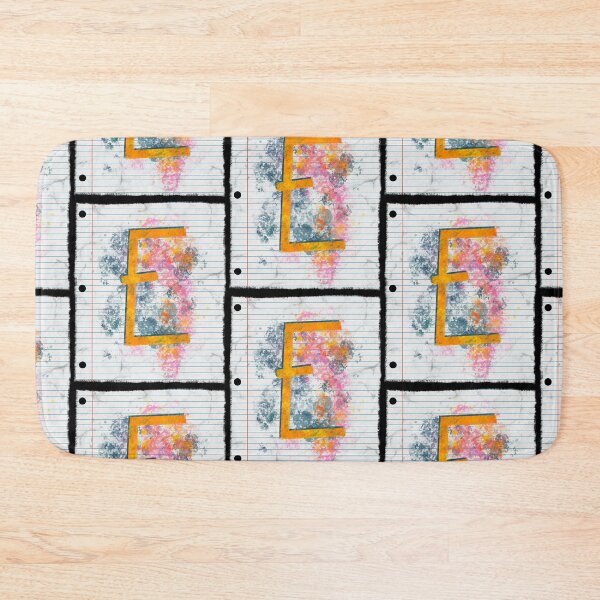 Item preview, Abstract Letter E Splatter - Vibrant Notebook Initial Art designed and sold by TheArtOfTreble.