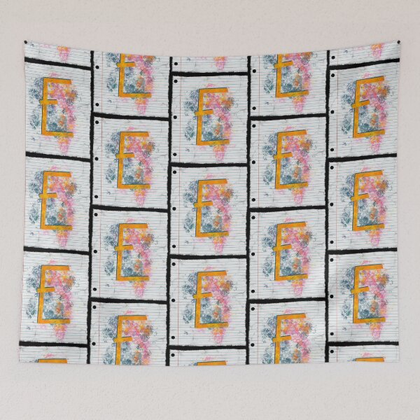 Item preview, Abstract Letter E Splatter - Vibrant Notebook Initial Art designed and sold by TheArtOfTreble.