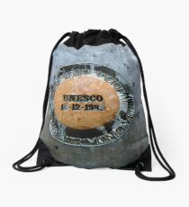 Unesco logo Drawstring Bag
