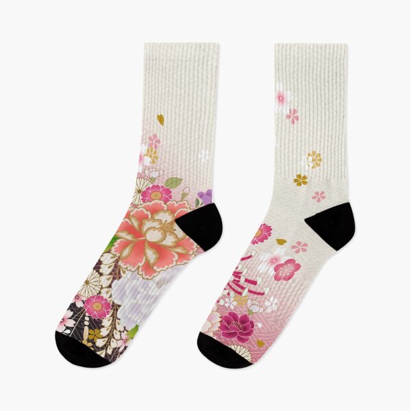Item preview, Japanese Lavender & Purple Sakura Floral Pattern designed and sold by Sanagiatelier.