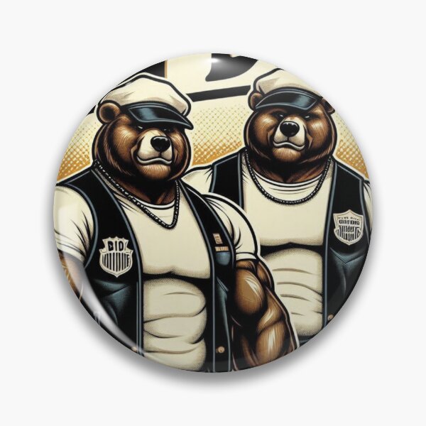 Item preview, Gay Leather Bear Big Dude Vibe Gay Pride Graphic Design designed and sold by ItsAKinkThing.