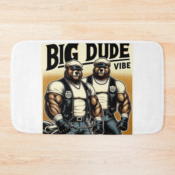 Item preview, Gay Leather Bear Big Dude Vibe Gay Pride Graphic Design designed and sold by ItsAKinkThing.