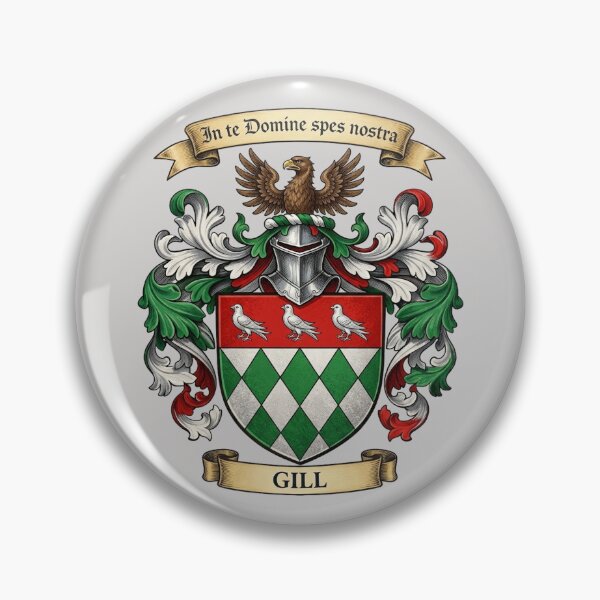 Item preview, The Gill Family Coat of Arms designed and sold by BagTown Clans.