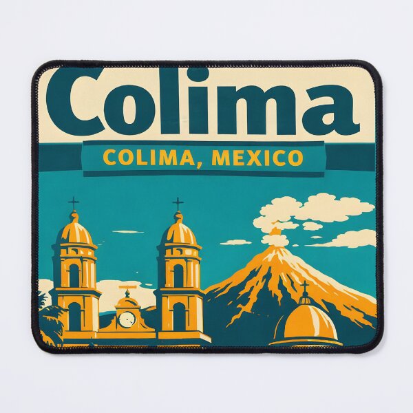 Artikelvorschau, Colima, Mexiko Vintage Reise Tourismus Kunst entworfen und verkauft von TravelersGems.