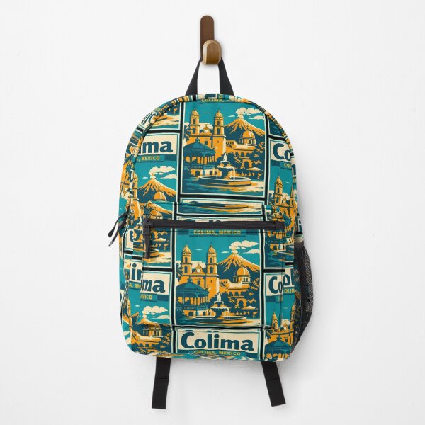 Item preview, Colima, Mexico Vintage Travel Tourism Art designed and sold by TravelersGems.