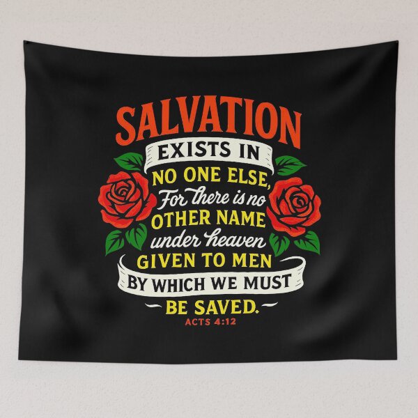 Item preview, Acts 4:12 Salvation Exists In No One Else designed and sold by plushism.