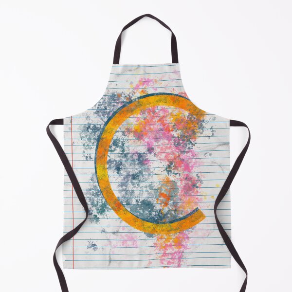 Item preview, Abstract Letter C Splatter - Vibrant Notebook Initial Art designed and sold by TheArtOfTreble.