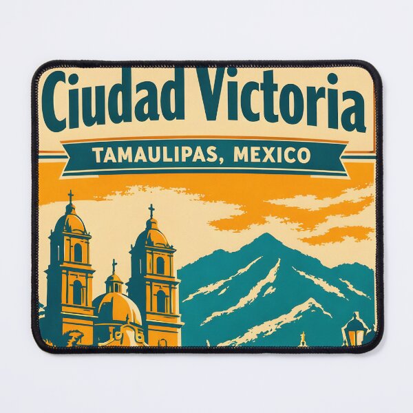 Item preview, Ciudad Victoria Tamaulipas, Mexico Vintage Travel Tourism Art designed and sold by TravelersGems.