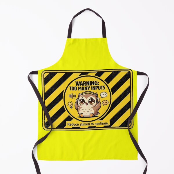 Item preview, Warning Too Many Inputs Anxious Dog designed and sold by Visual Dept..