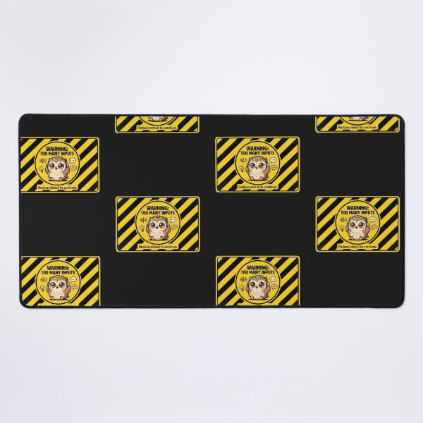 Item preview, Warning Too Many Inputs Anxious Dog designed and sold by Visual Dept..