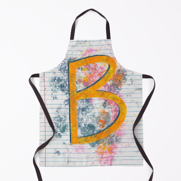 Item preview, Abstract Letter B Splatter - Vibrant Notebook Initial Art designed and sold by TheArtOfTreble.