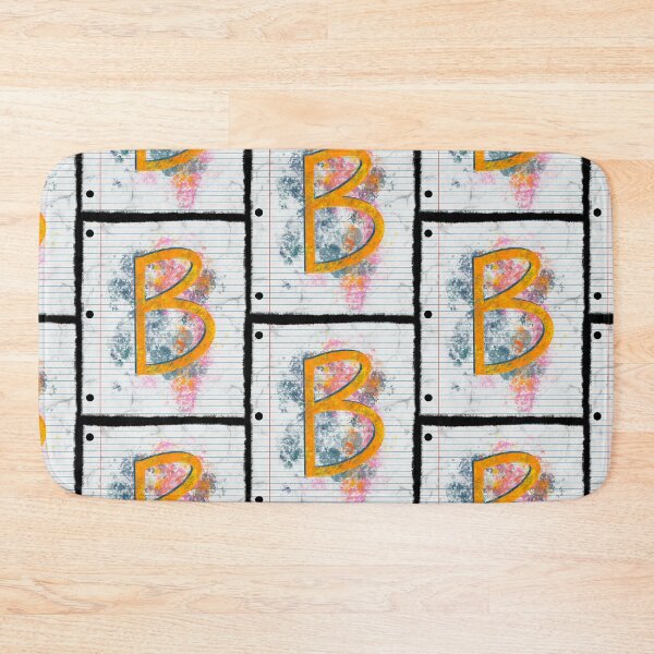 Item preview, Abstract Letter B Splatter - Vibrant Notebook Initial Art designed and sold by TheArtOfTreble.