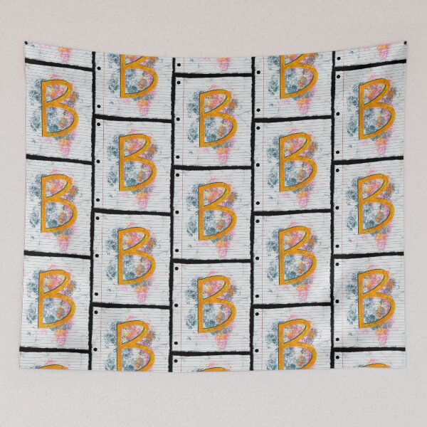 Item preview, Abstract Letter B Splatter - Vibrant Notebook Initial Art designed and sold by TheArtOfTreble.