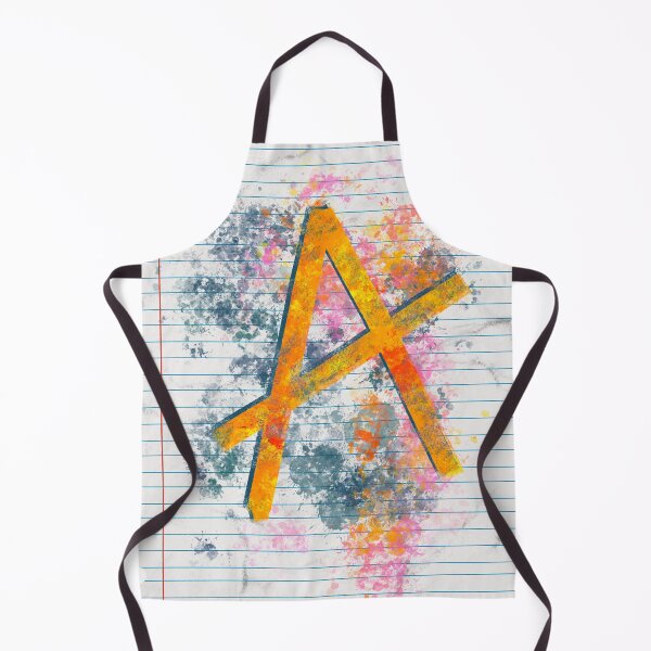 Item preview, Abstract Letter A Splatter - Vibrant Notebook Initial Art designed and sold by TheArtOfTreble.