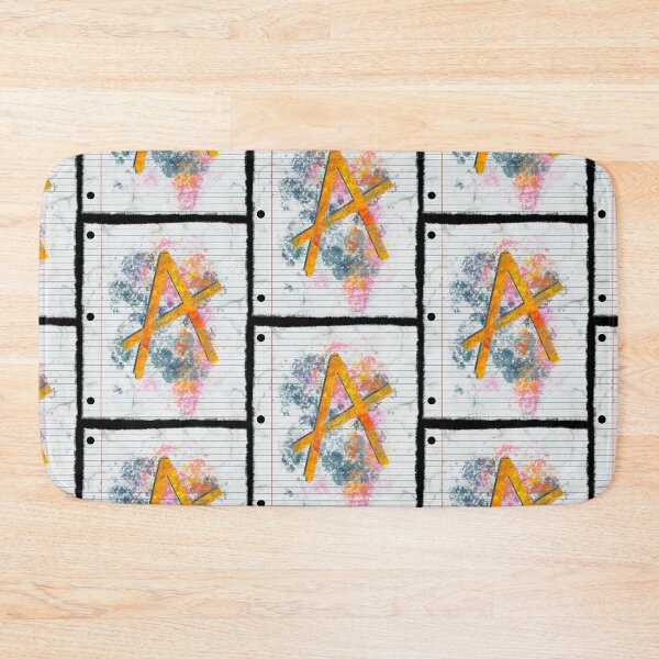 Item preview, Abstract Letter A Splatter - Vibrant Notebook Initial Art designed and sold by TheArtOfTreble.