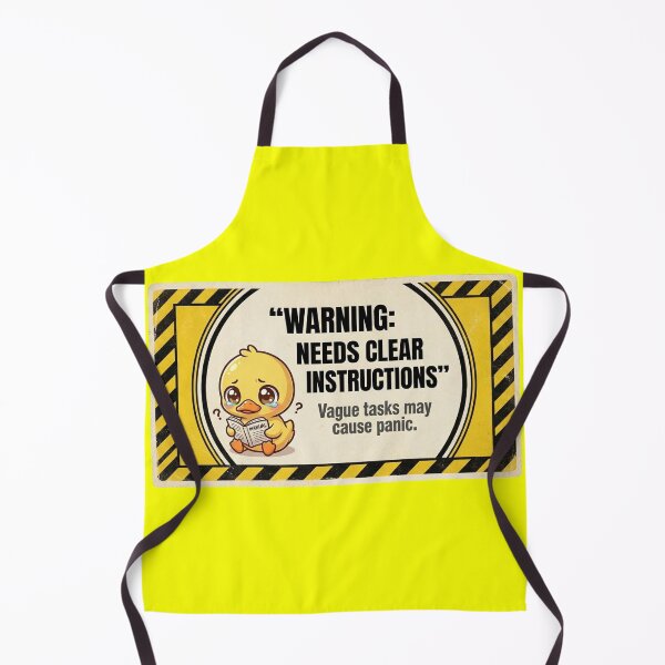 Item preview, Warning Needs Clear Instructions Duck designed and sold by Visual Dept..
