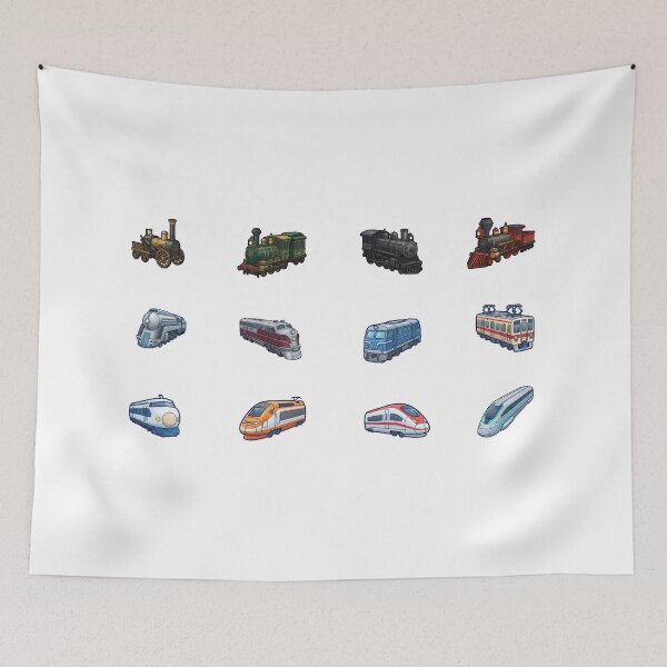 Item preview, Evolution Of Trains designed and sold by ArunDandiboina.