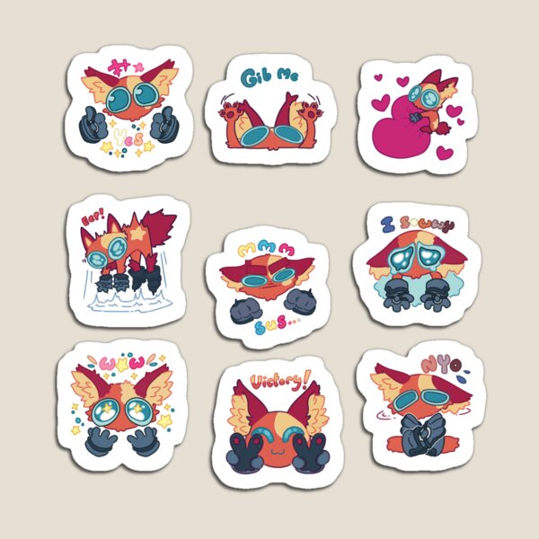 Item preview, Peewee Emotes! designed and sold by LilMonsterShop.