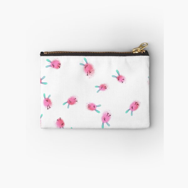 Item preview, Cute Pink Dust Bunny Pattern - Kawaii Fluffy Critter Illustration designed and sold by TheArtOfTreble.