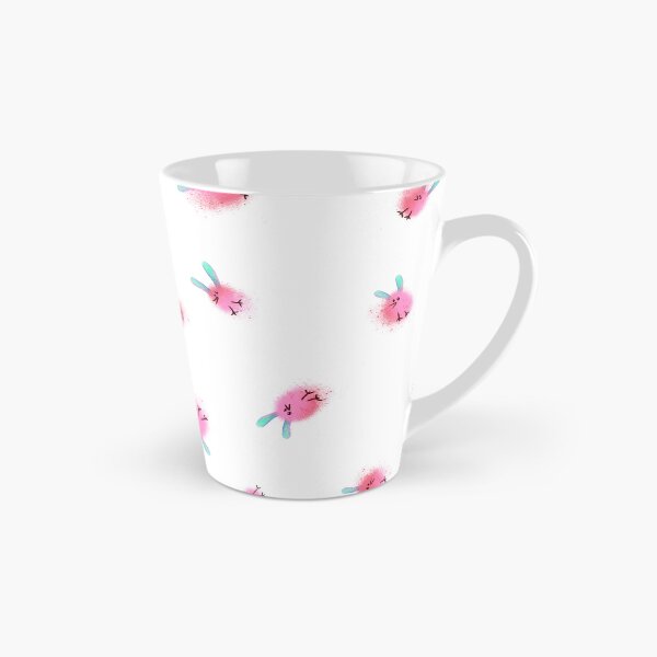 Item preview, Cute Pink Dust Bunny Pattern - Kawaii Fluffy Critter Illustration designed and sold by TheArtOfTreble.