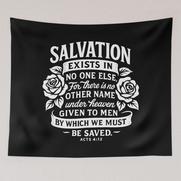 Item preview, Acts 4:12 Salvation Exists In No One Else designed and sold by plushism.